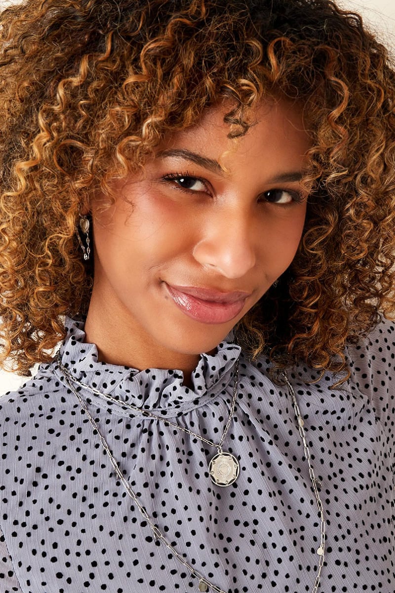 stainless steel necklace heart amulet 