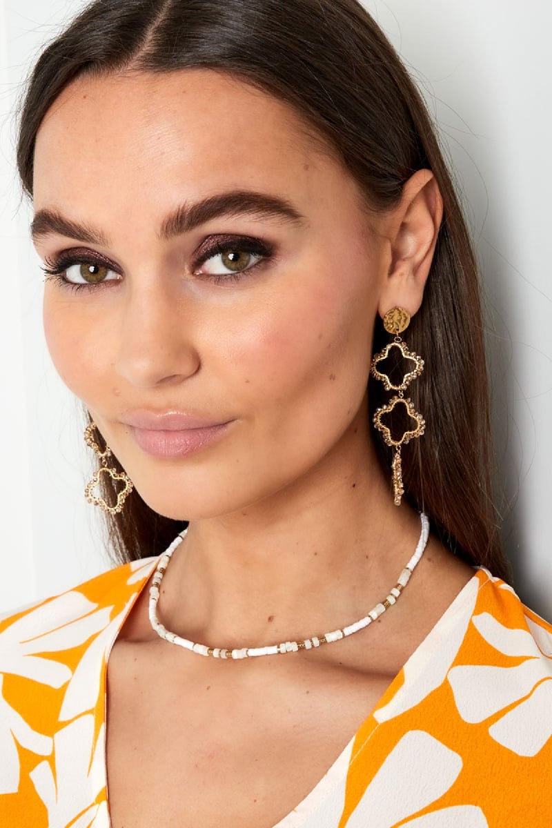 Bead chain color Pale Pink Hematite