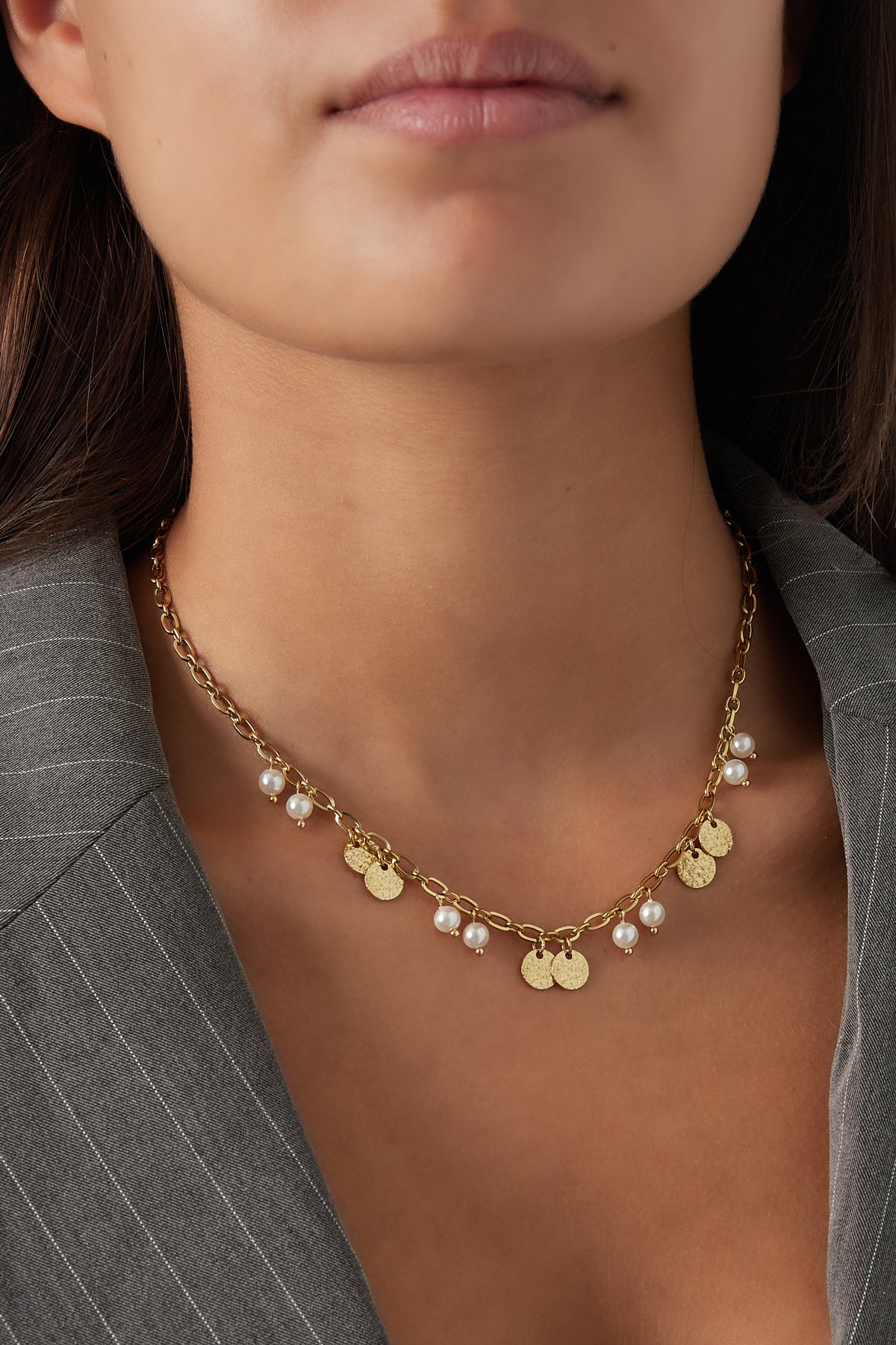 lucky pearls necklace