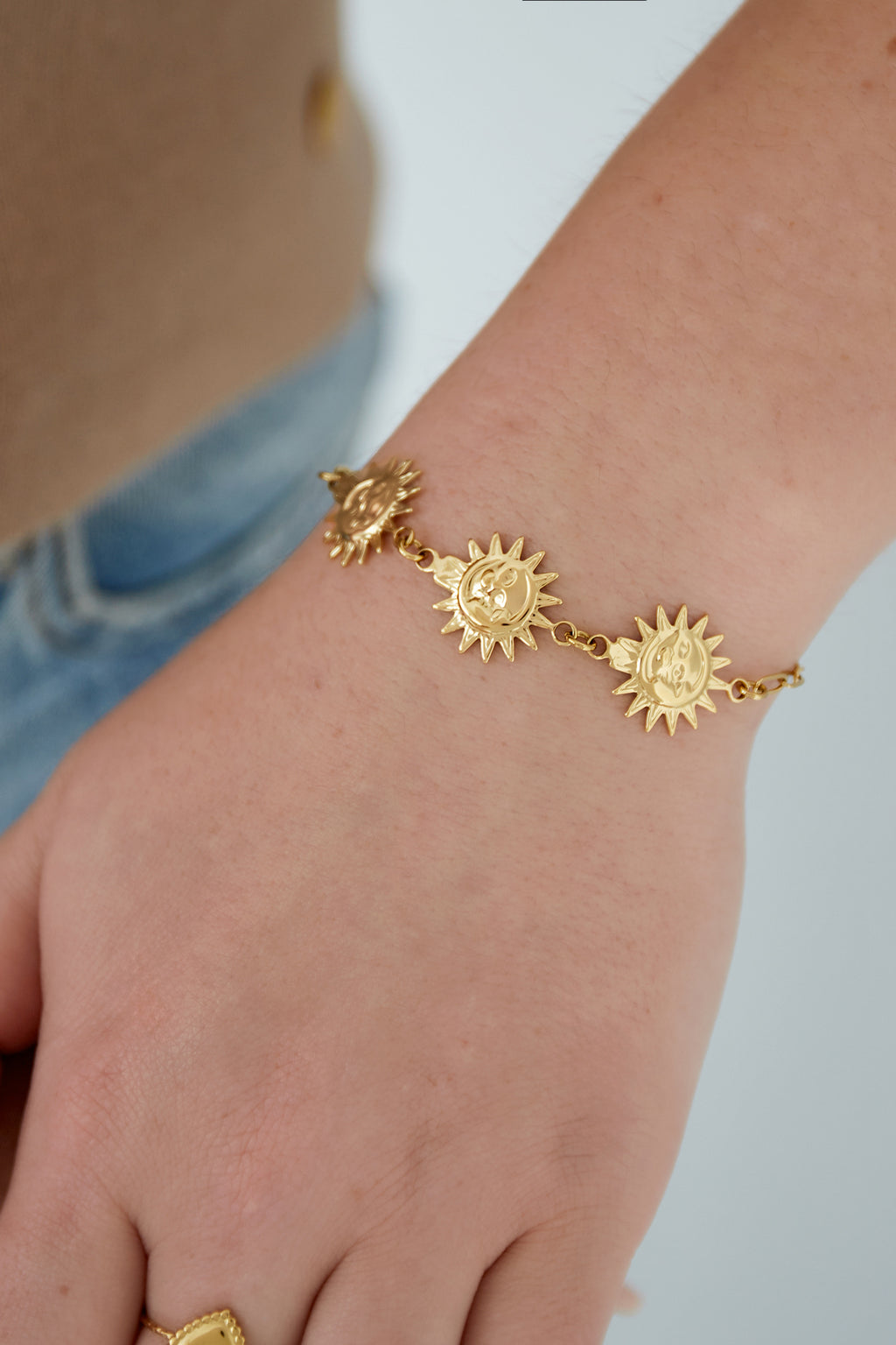 Bracelet sunshine beam - gold