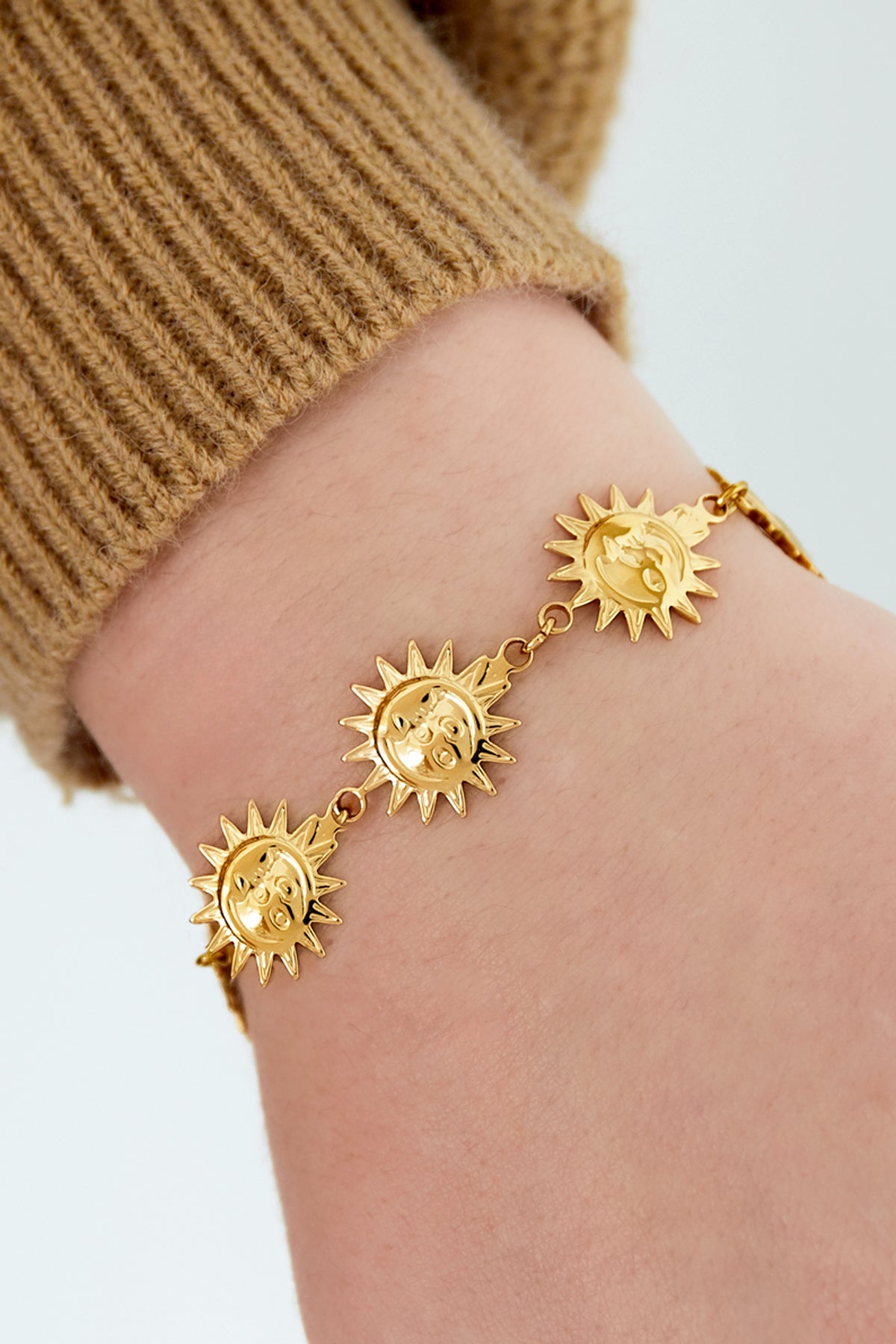 Bracelet sunshine beam - goud
