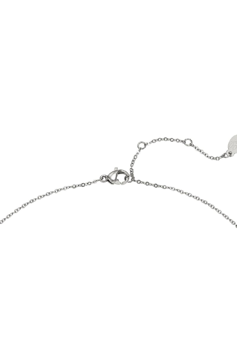 Necklace Always in my Heart Silver Color Stainless Steel