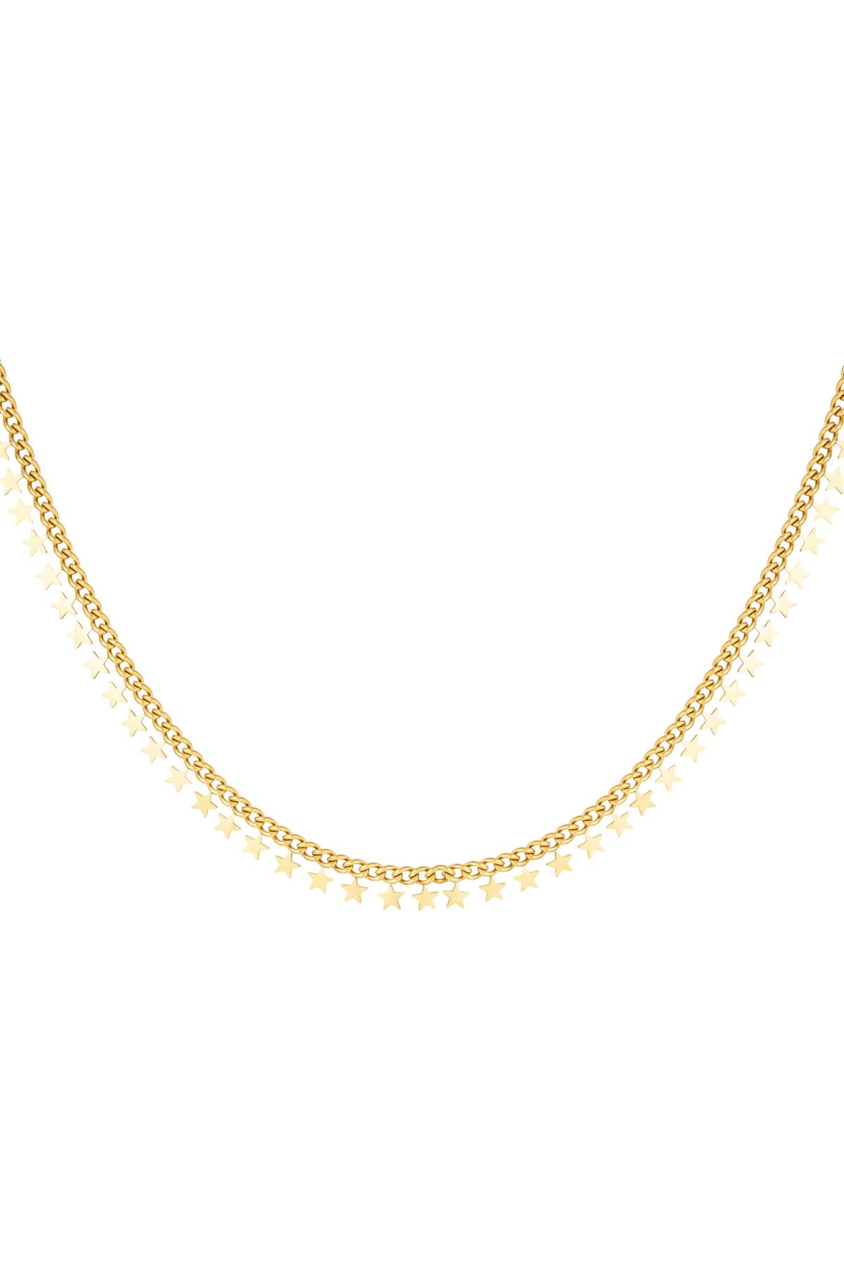 stainless steel necklace stars 