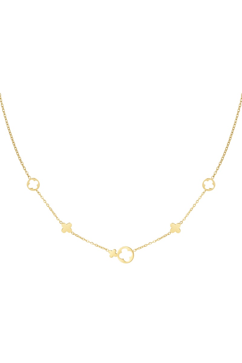 necklace clover charms