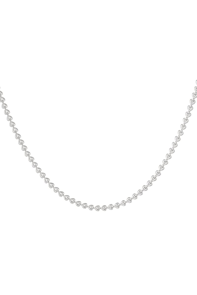 chain connected hearts