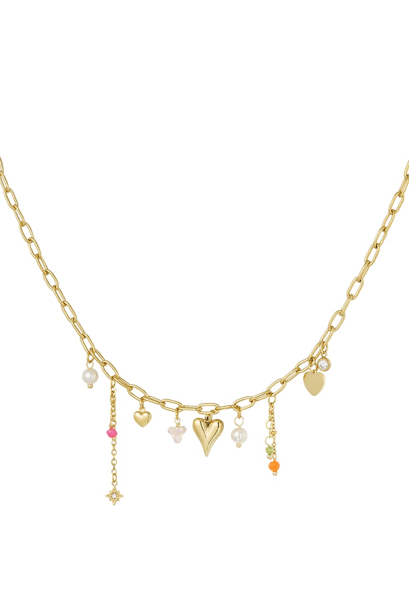 charm necklace amore color