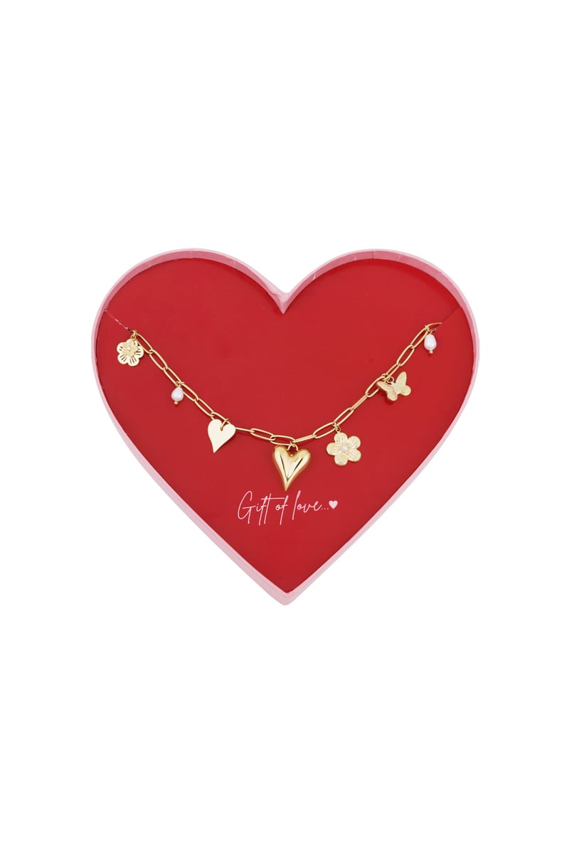 gift of love stainless steel link chain