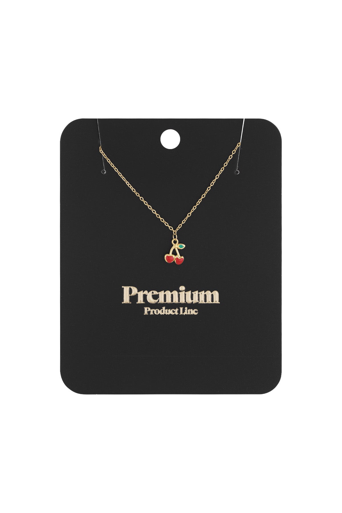 necklace cherry love