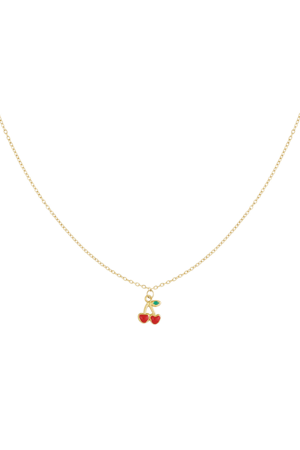 necklace cherry love