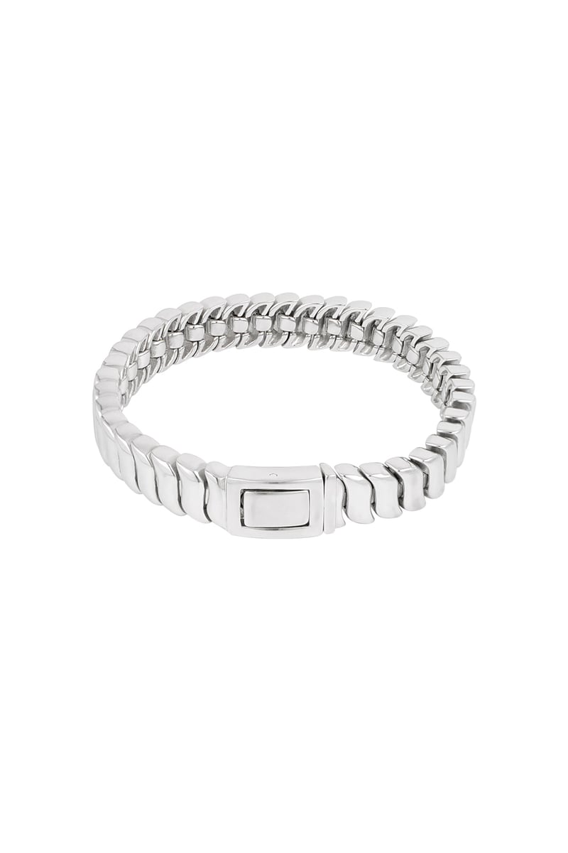 Men's bracelet urban link - Silver Color color