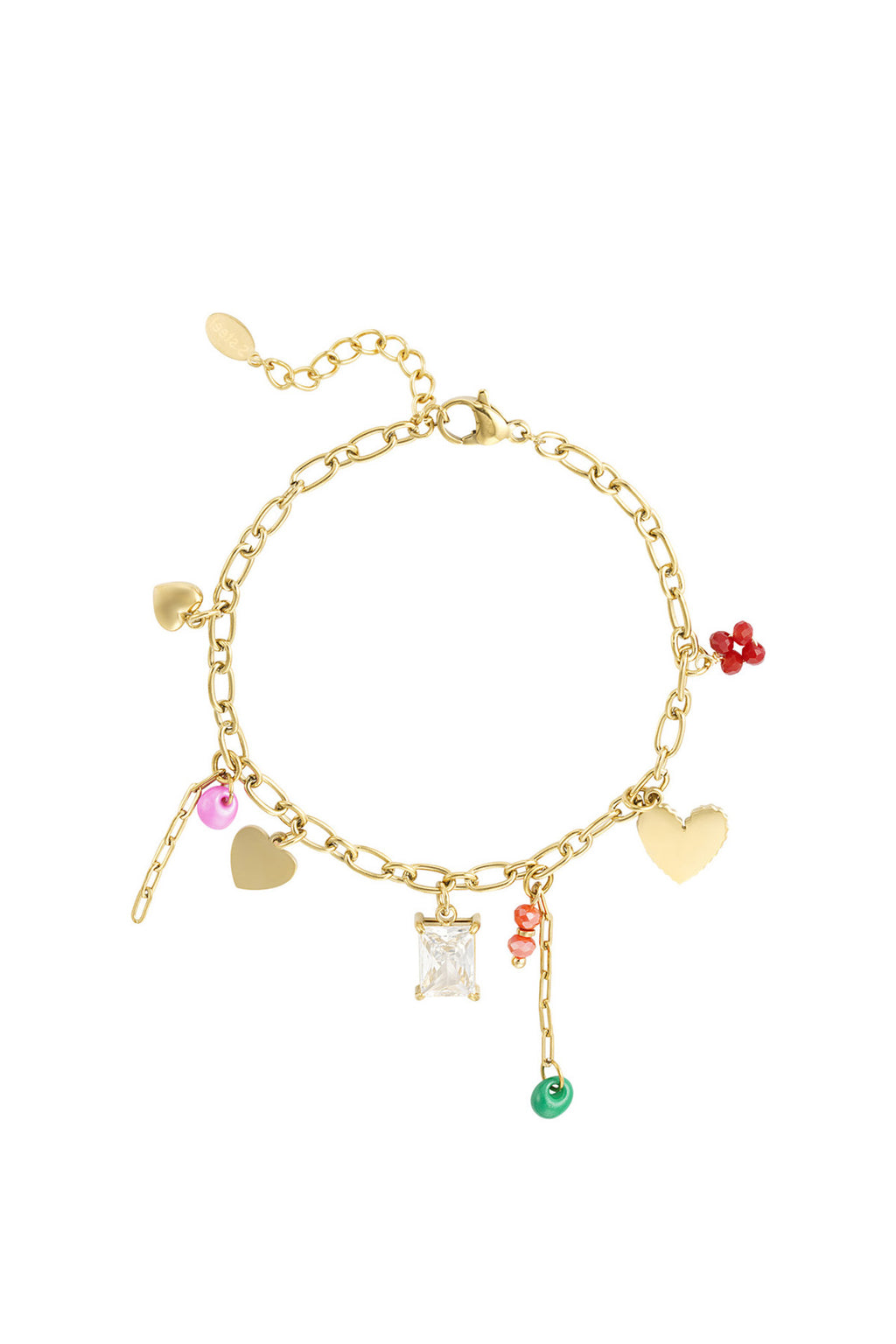 Delightful dangles bracelet - gold