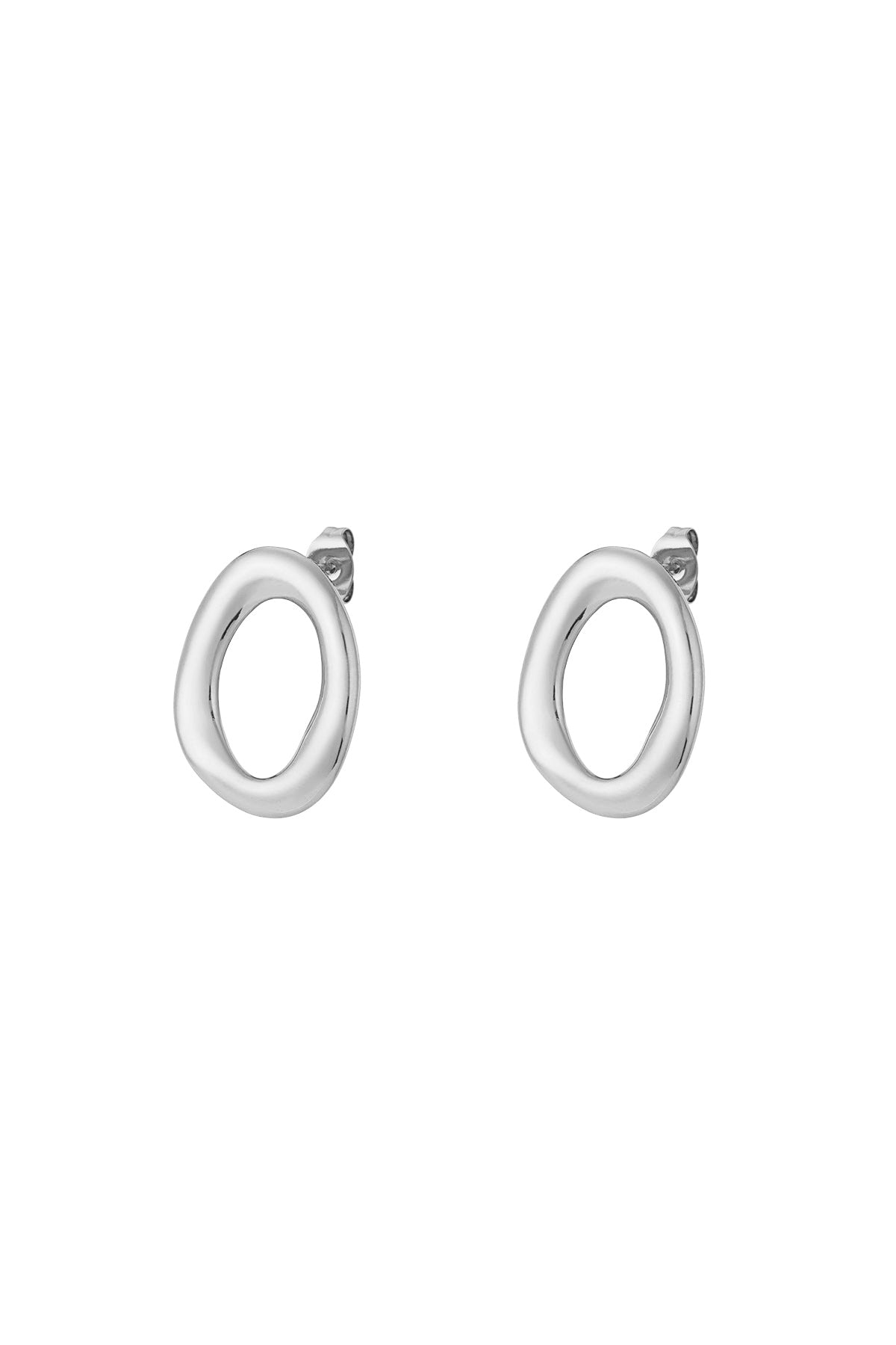 Modern oval Earrings