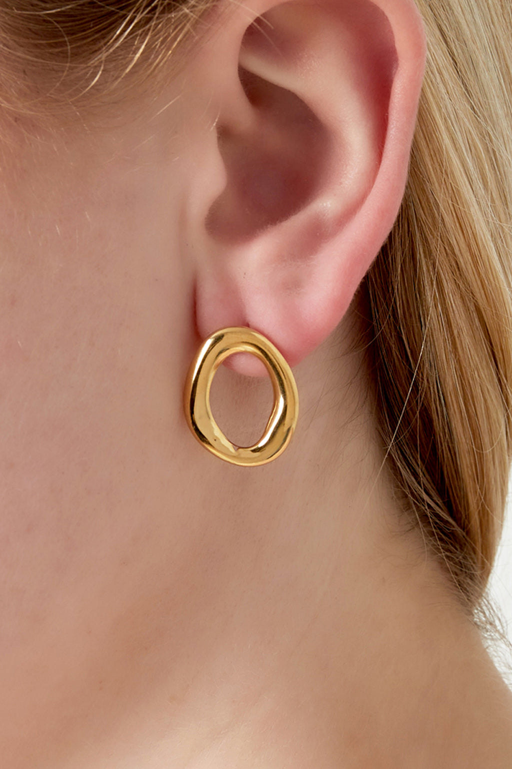 Modern oval Earrings